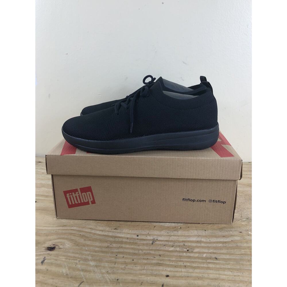 New Fitflop Sneakers 8.5 Black F Sporty Uberknit Low Tops